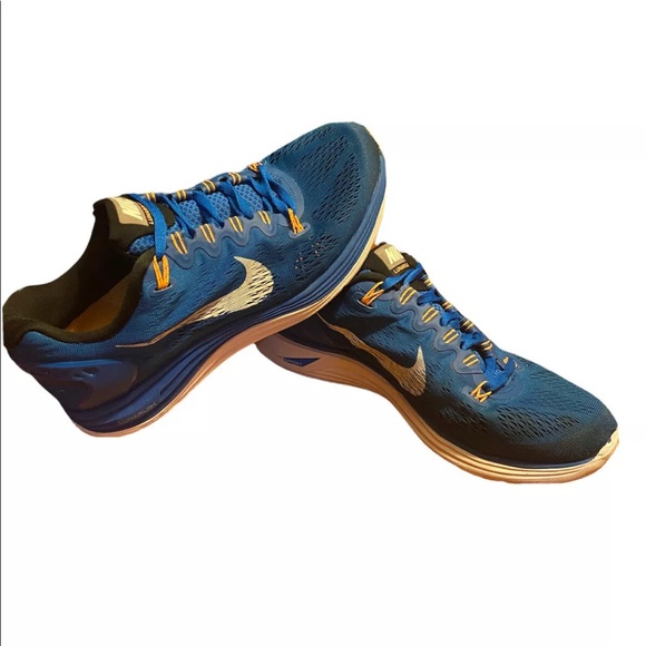 Mens Nike Lunarglide 6 Running Shoes Size 8 M Used 599160 401 Athletic - Picture 1 of 11